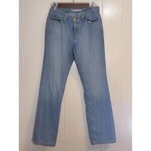 Tommy Hilfiger Womens Perfect T HIGH RISE Jeans Denim Size 8 Long 28x31